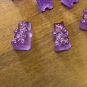 Gummy bear ear rings